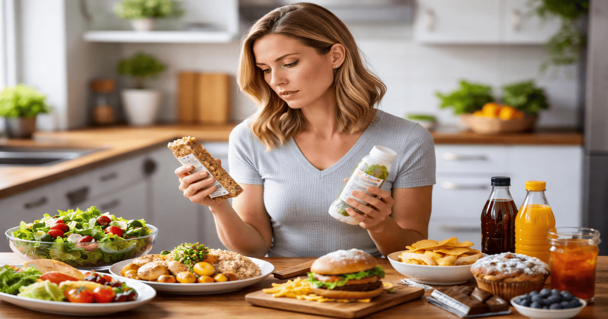 تفاوت غذای سالم واقعی با غذای به‌ظاهر سالم