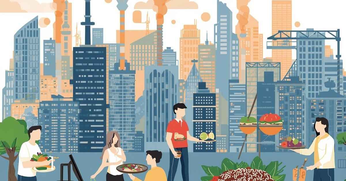 نقش آلودگی هوا در گرایش به غذای سبک